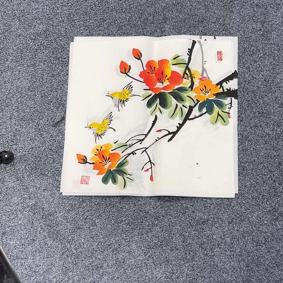 国画精品手绘国画作品