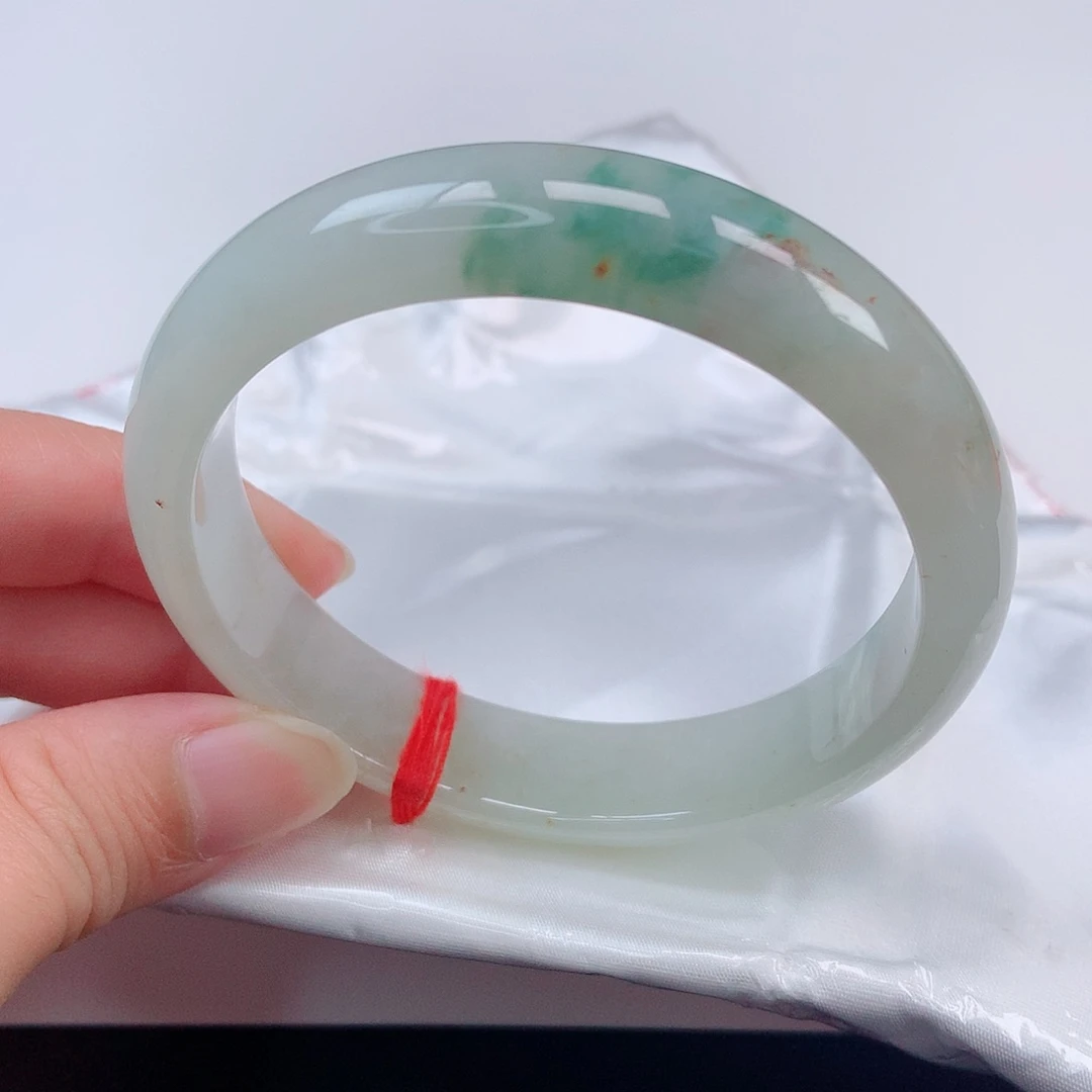 未镶嵌手镯翡翠小*子58正圈