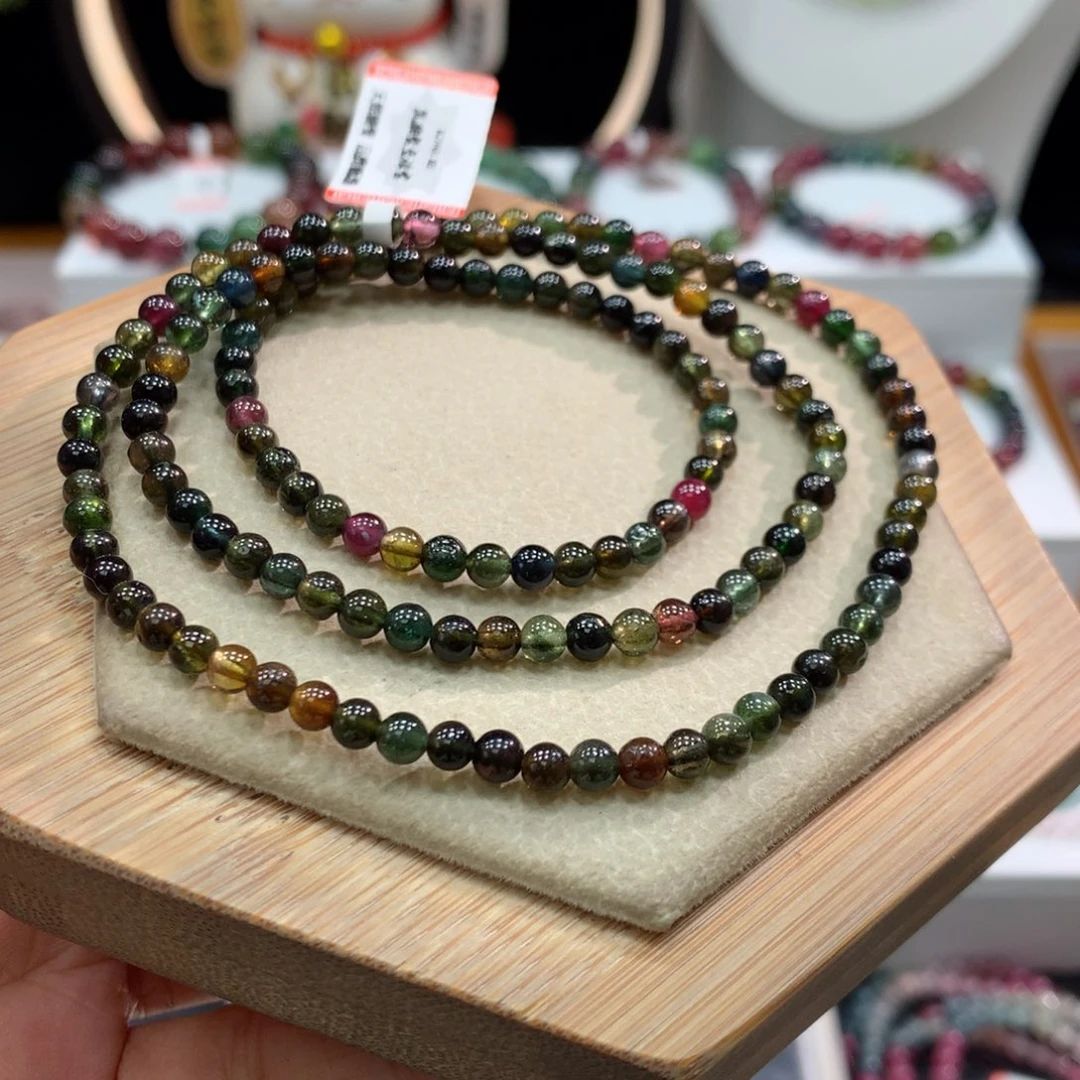 碧玺手链未镶嵌    4.2mm