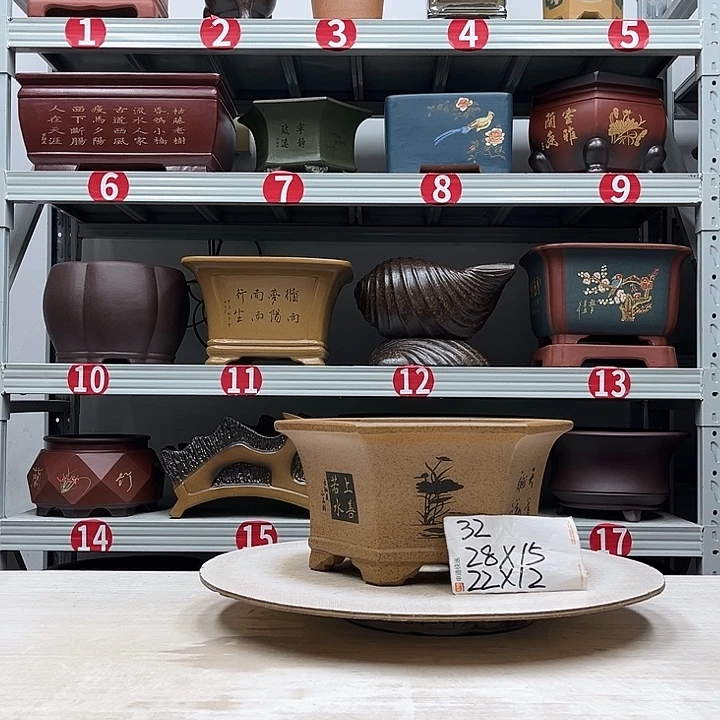 紫砂花盆紫砂花盆