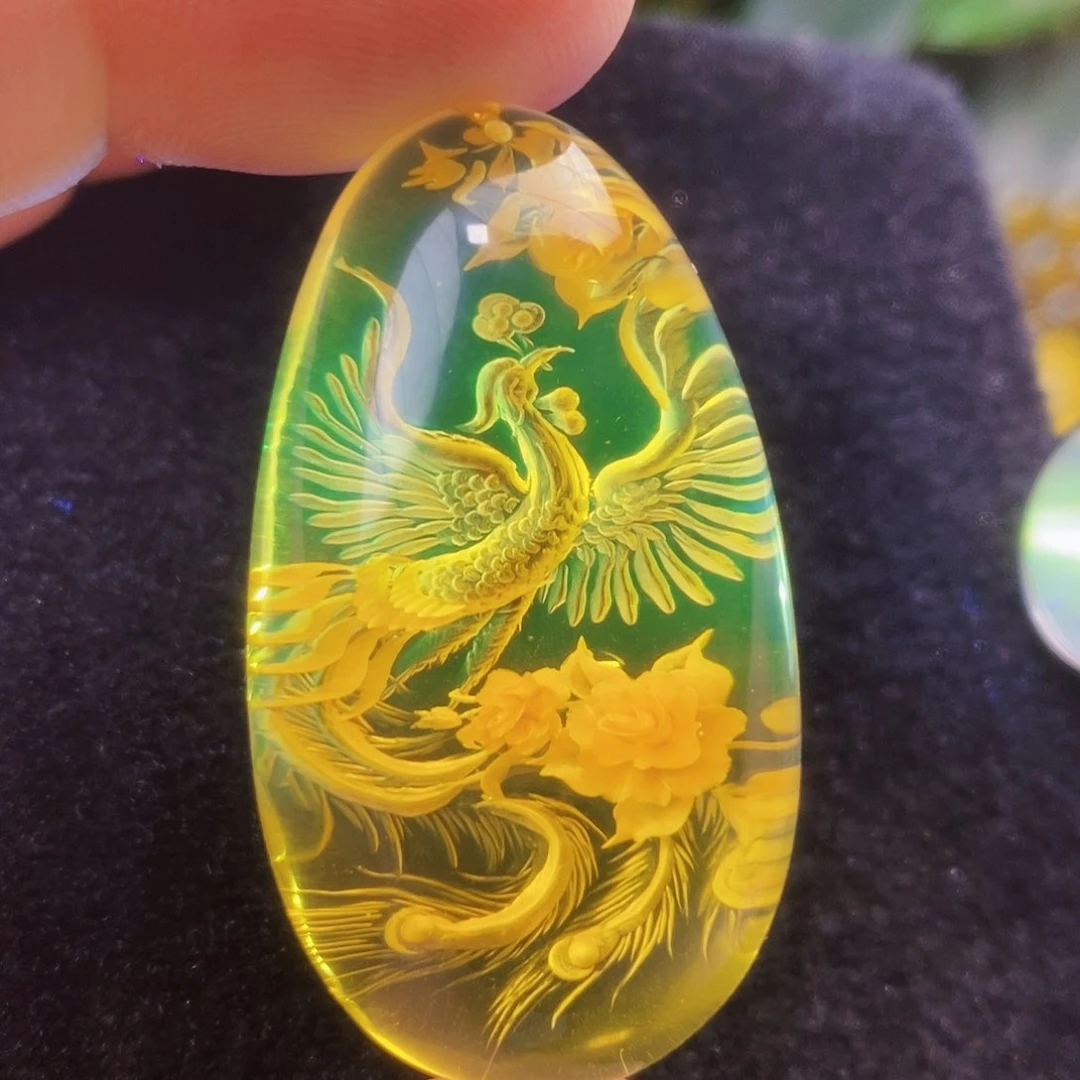 【闪购商品】金珀吊坠(不含链)未镶嵌
