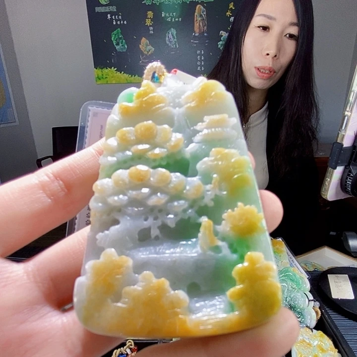 颈饰未镶嵌翡翠翡翠