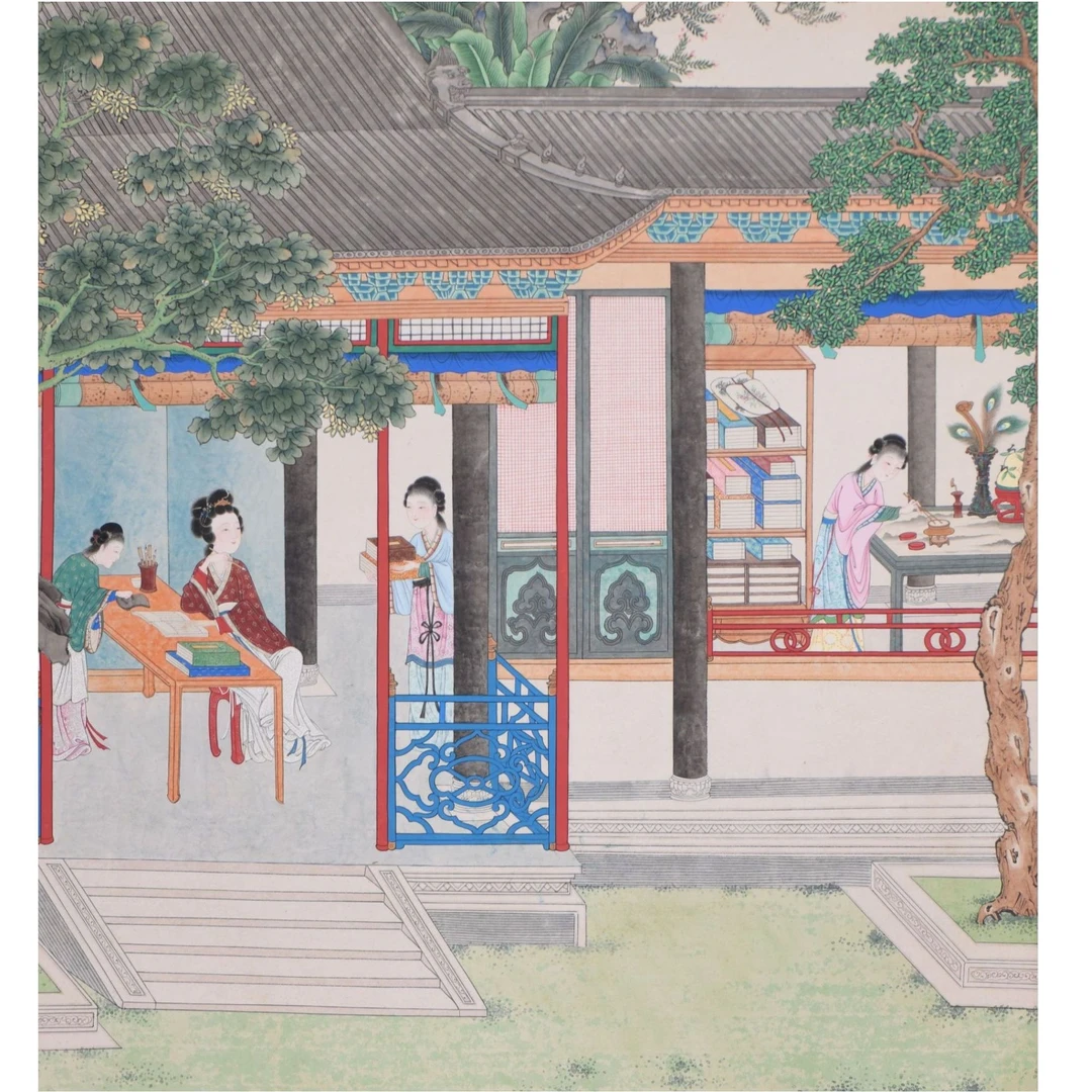 LOT.1627 《仕女》68*59cm 纸本设色立轴