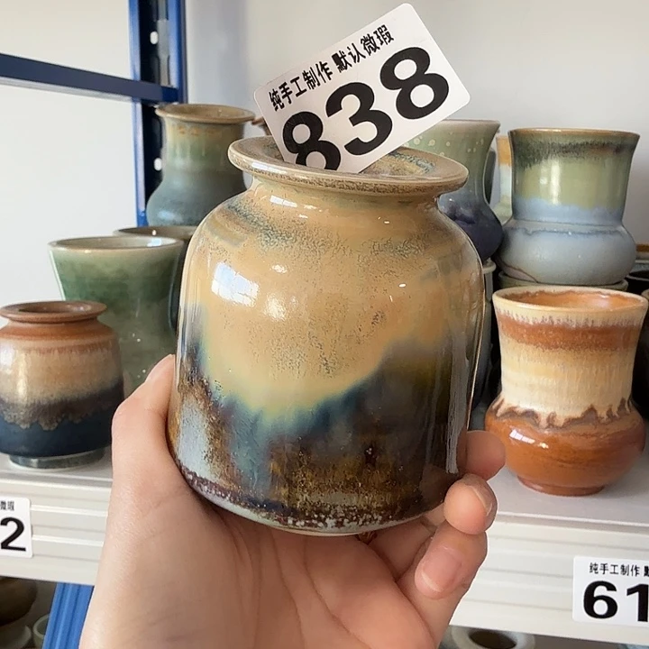 景德镇手工陶瓷盆 口4