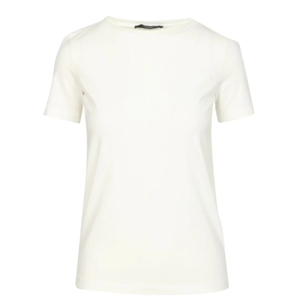 未使用 MaxMara 国现 纯色棉质时尚百搭T恤 TX0018