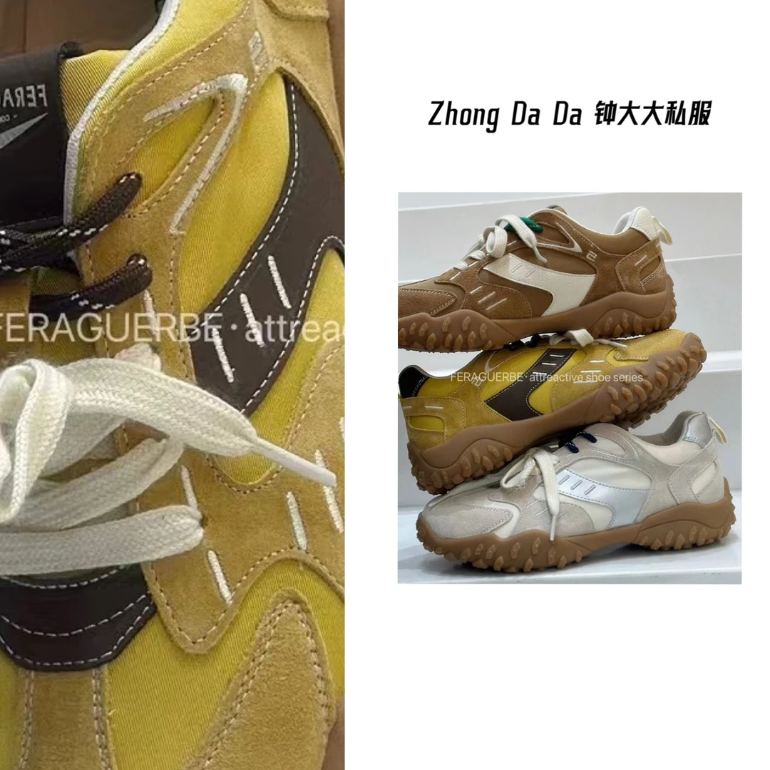 ZHONG大大【】厚底休闲德训鞋2025新款复古休闲鞋25F6072