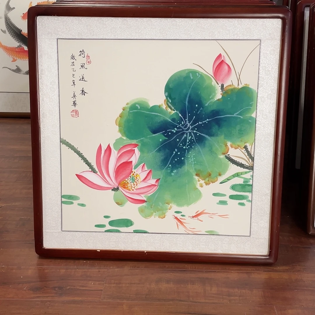 国画带框尺寸63*63厘米