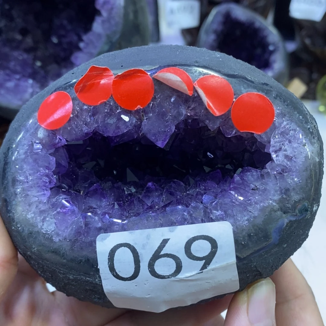 未镶嵌珠宝半成品水晶069钱袋子