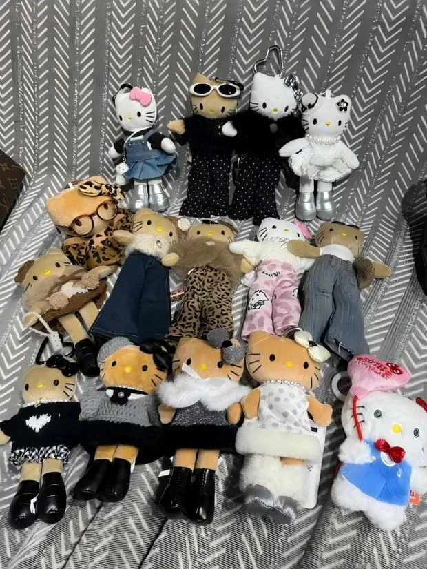 [HK萌挂研究所]可爱毛绒挂件原单可爱治愈小物件