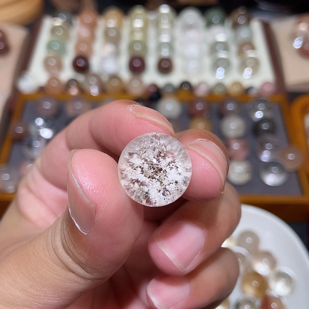 水晶珠宝半成品未镶嵌
