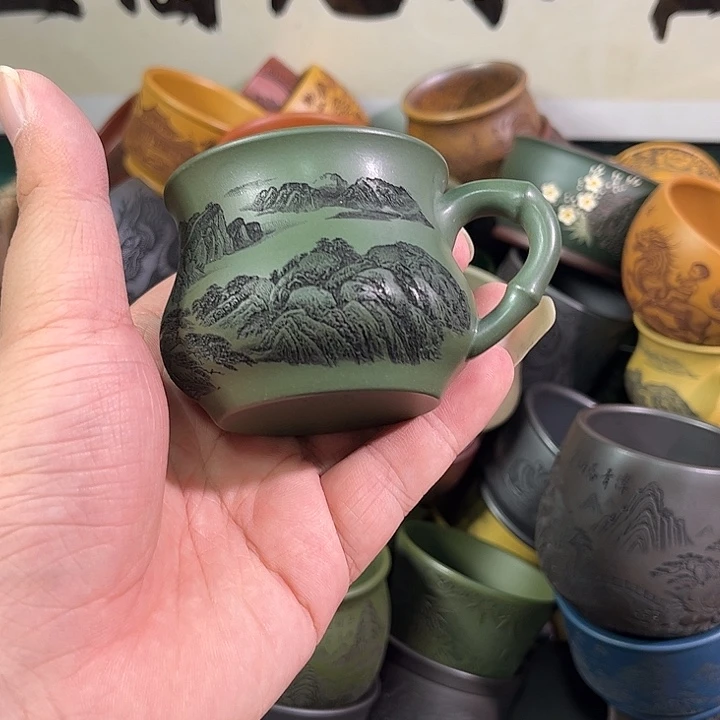 茶杯紫砂全手工紫砂主人杯