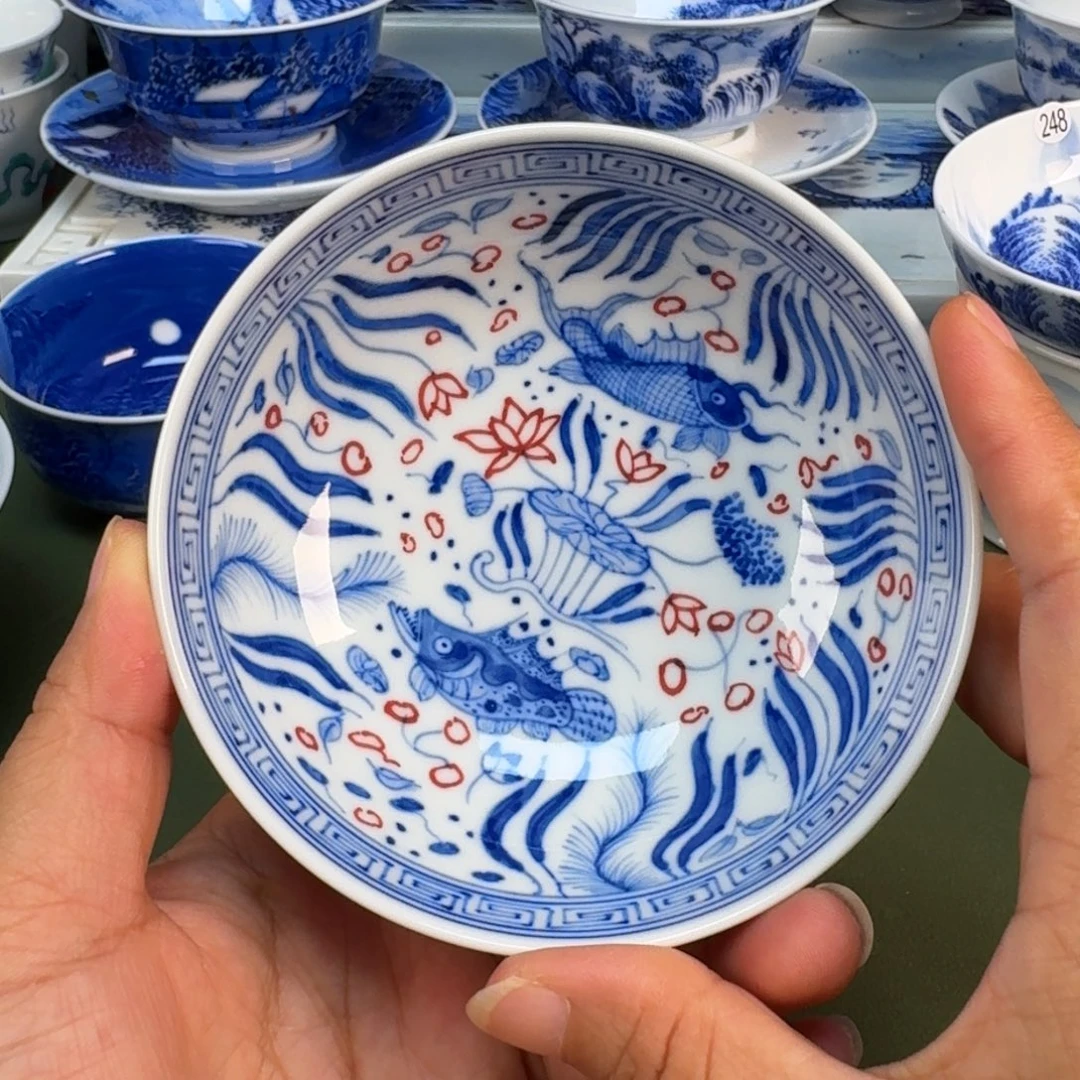 景德镇纯手绘茶具圆圆266