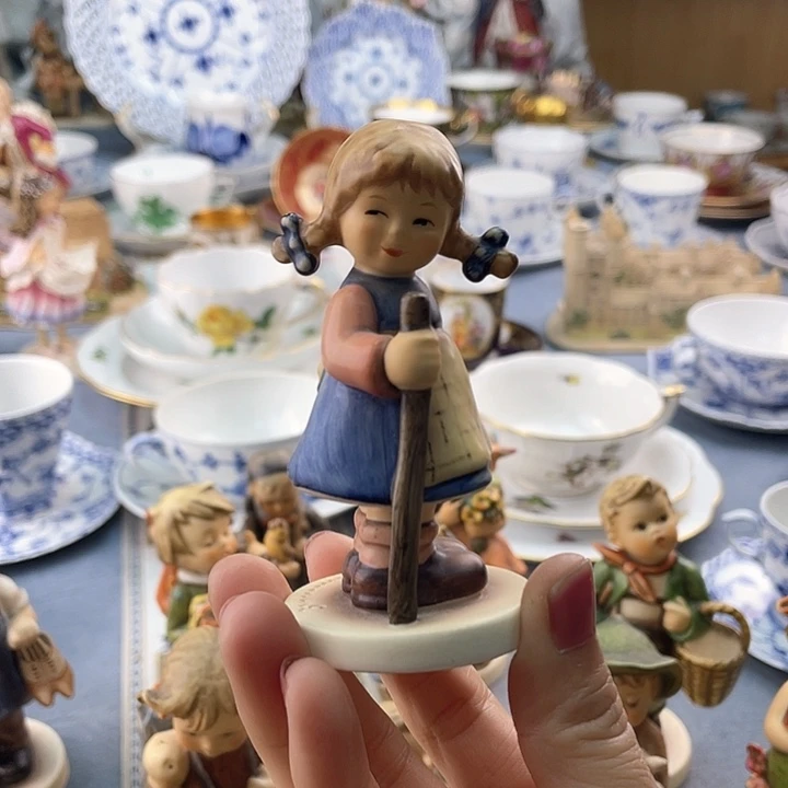 中古欧瓷瓷器小房子兴**馆