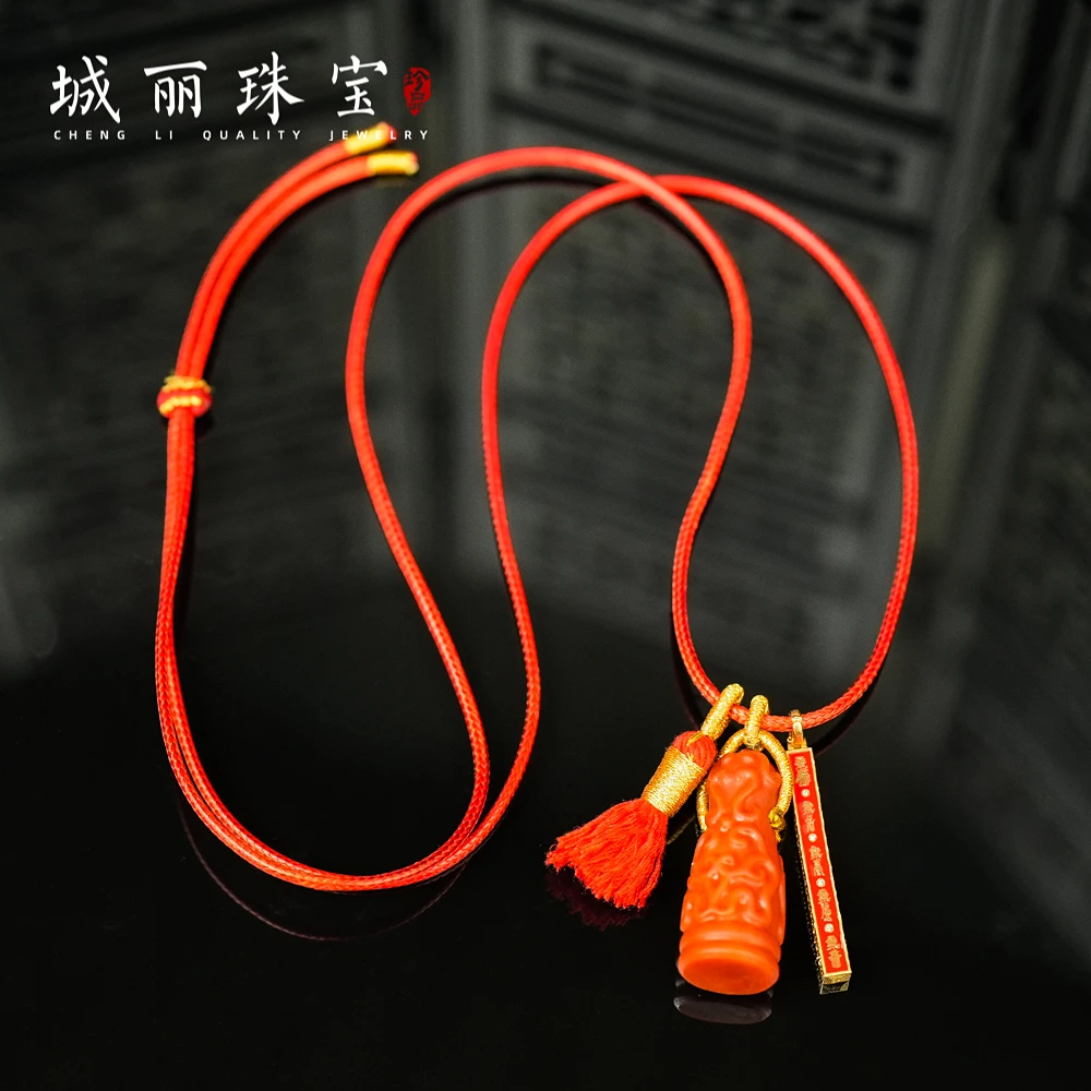 非金属皮质吊坠 【城丽】太.丙午太富有项链/条KJ-1062-1