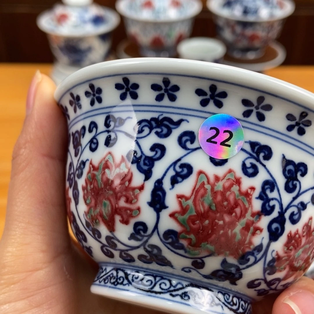 手绘现代茶具非古董