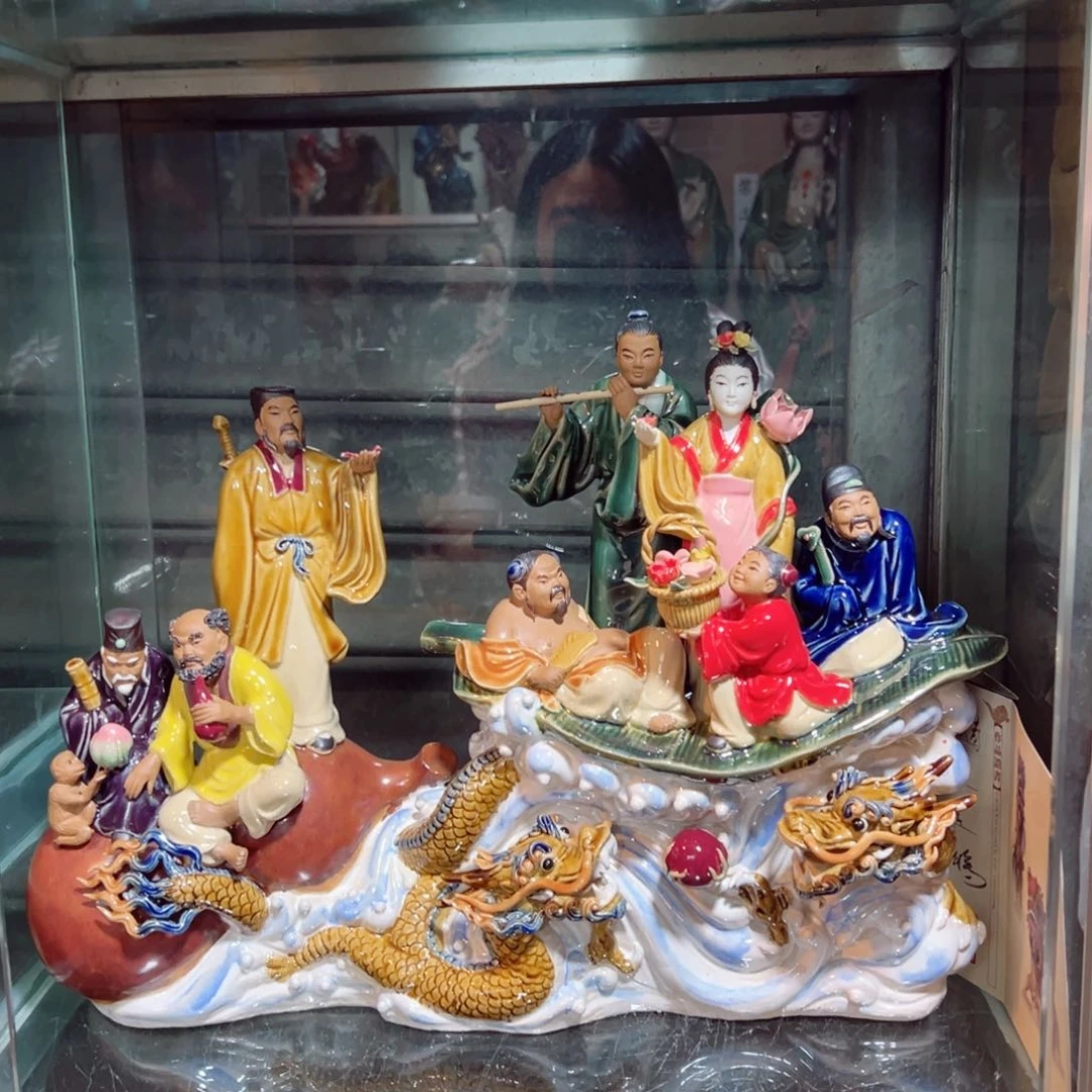 八仙石湾陶艺纯手工制作