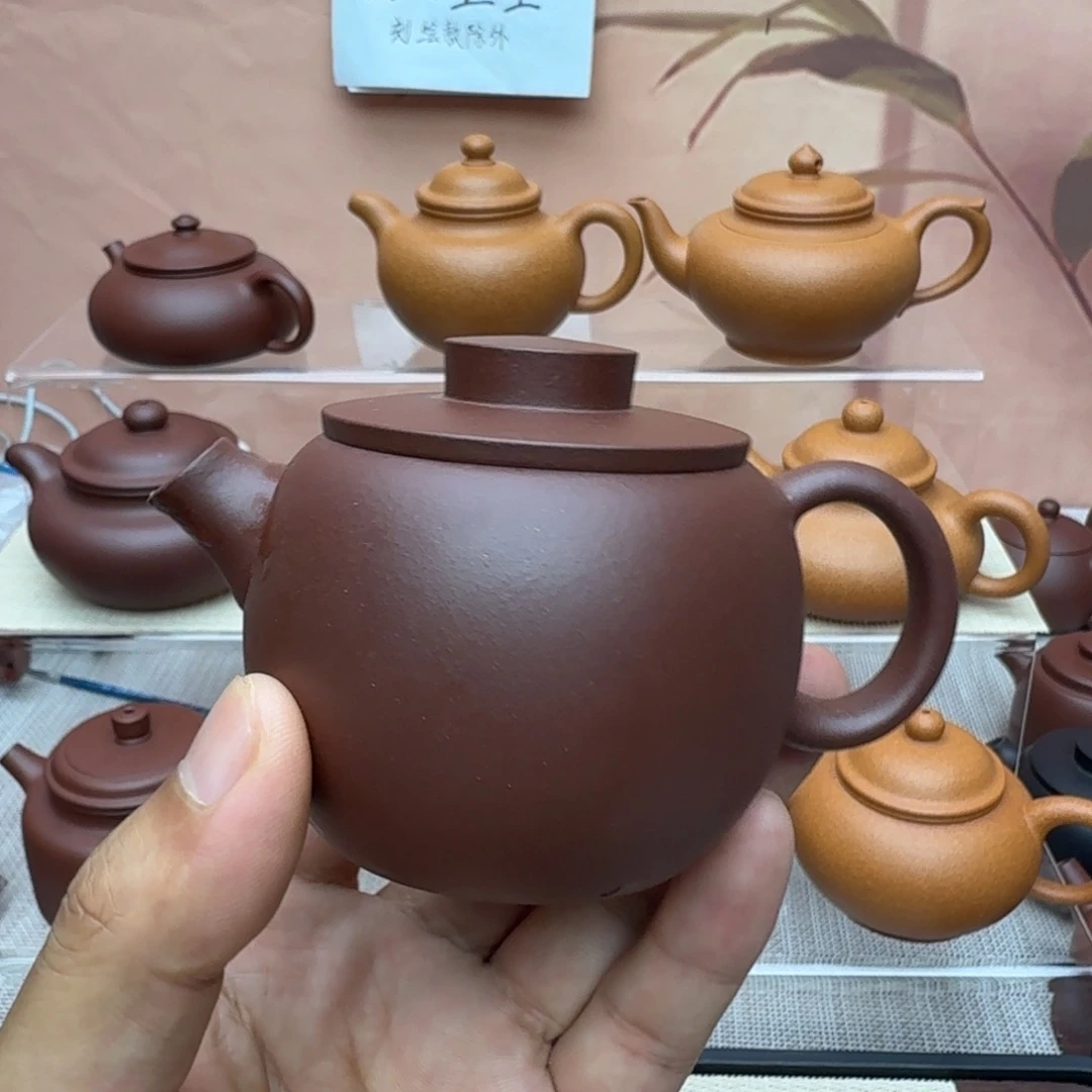 根***雕茶壶紫砂150cc巨论