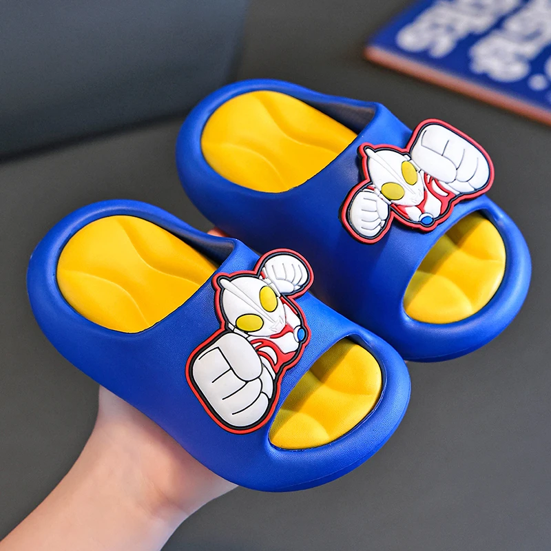 儿童凉拖鞋奥特曼夏季男童EVA室内居家鞋中小童防滑小孩宝宝拖鞋
