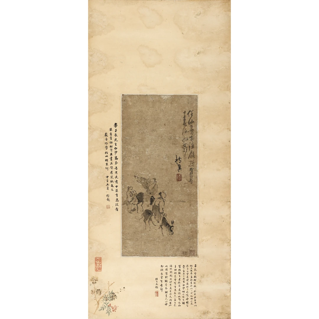 23、李子长 骑驴寻春图【研露艺术1拍卖】