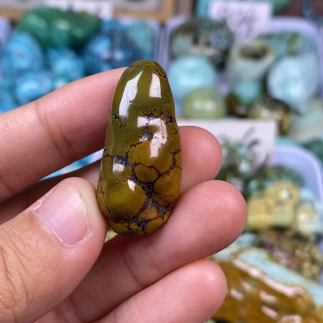 绿松石未镶嵌颈饰