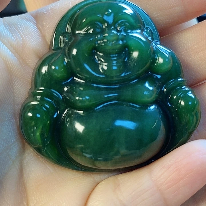 和田玉未镶嵌吊坠(不含链)46