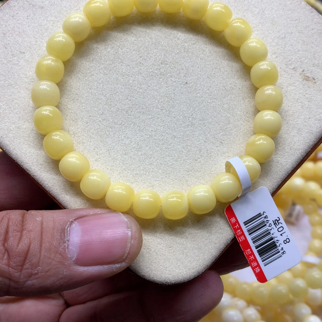 蜜蜡未镶嵌手链蜜蜡