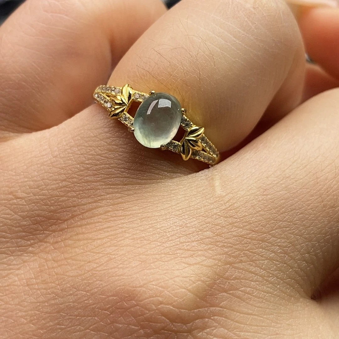 翡翠未镶嵌戒指翡翠