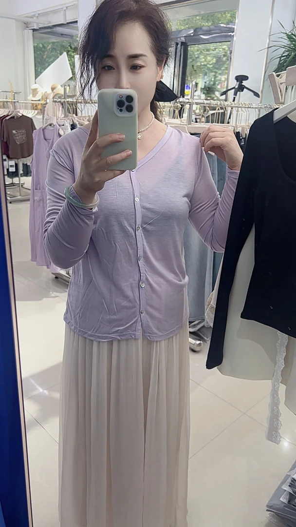 女防晒常规款夏季天丝外搭上衣长袖显瘦