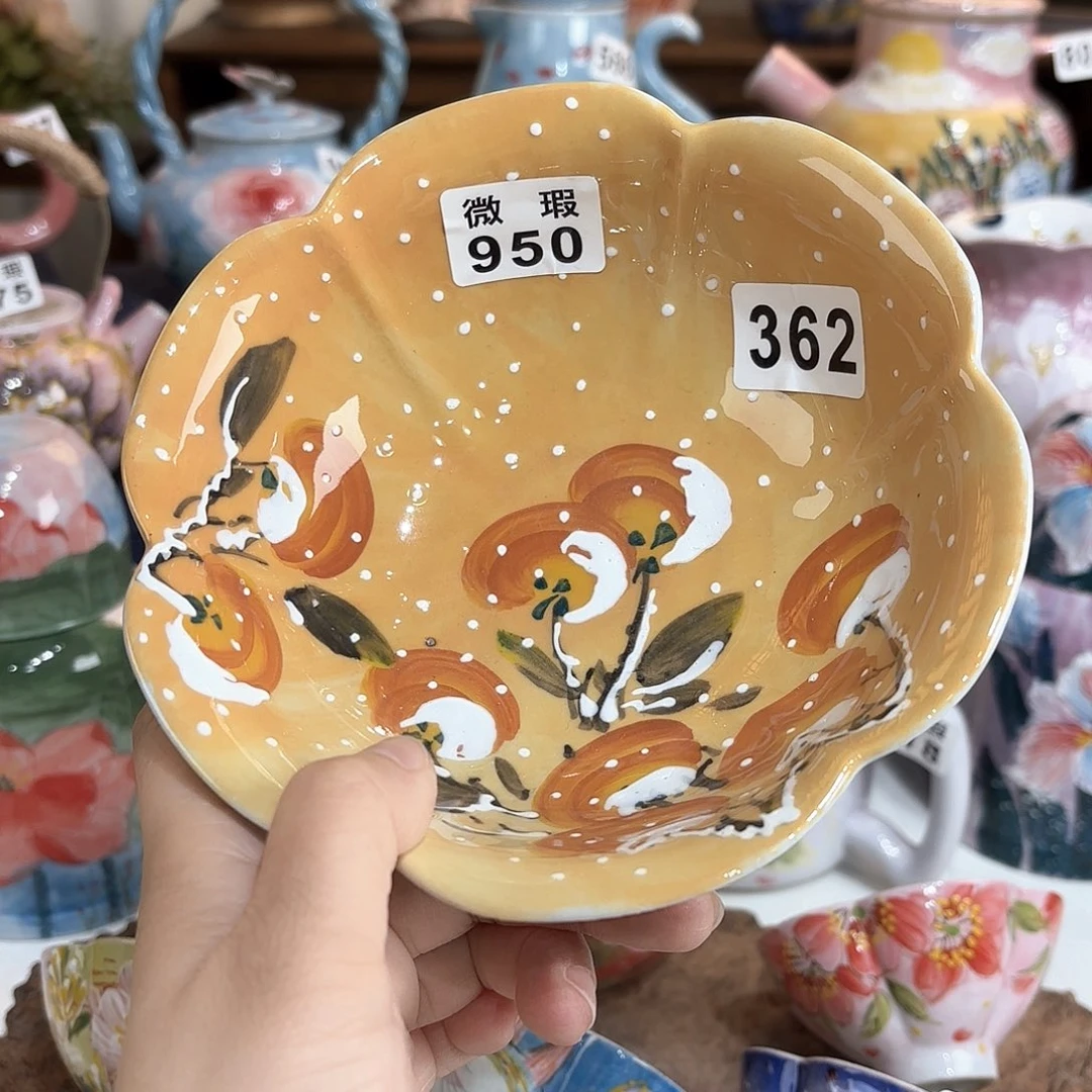 景德镇手绘高温釉下彩陶瓷茶具