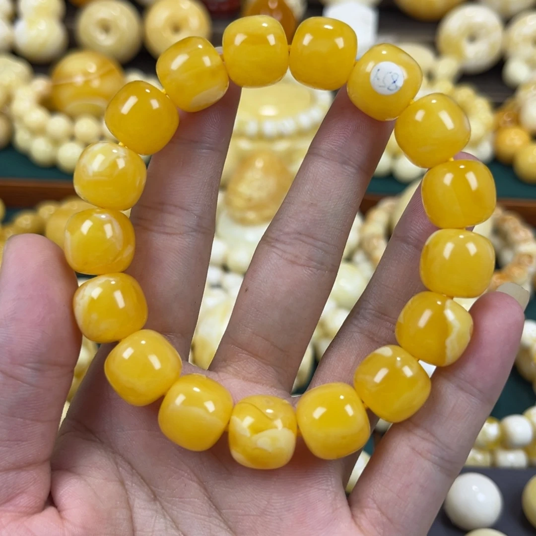 未镶嵌琥珀手链同料