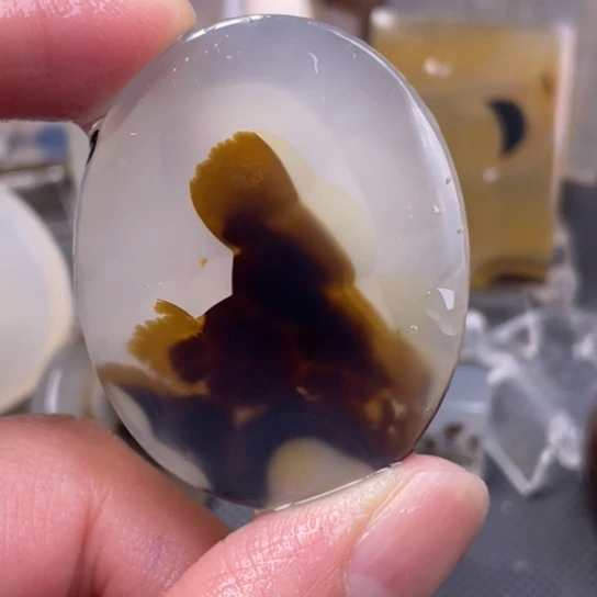 玛瑙/玉髓吊坠(不含链)未镶嵌