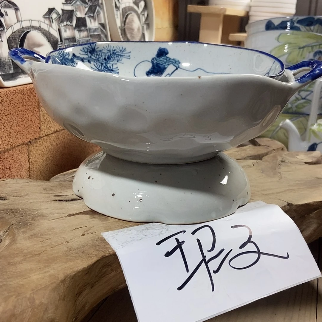 瑕疵 景德镇高温釉下彩餐具