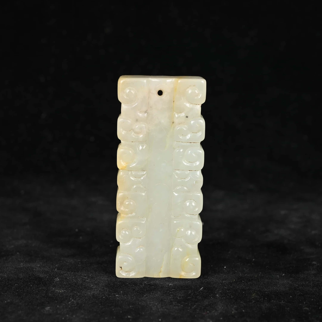 明代扁平出脊玉饰/LLC.012315/集萃斋