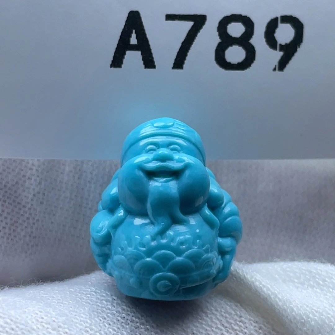 ****J未镶嵌绿松石珠宝奇石卡14-16-12