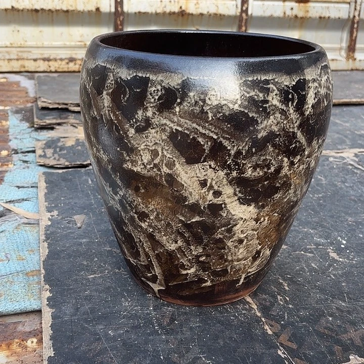 紫砂茶碗侘寂风口径26高度31