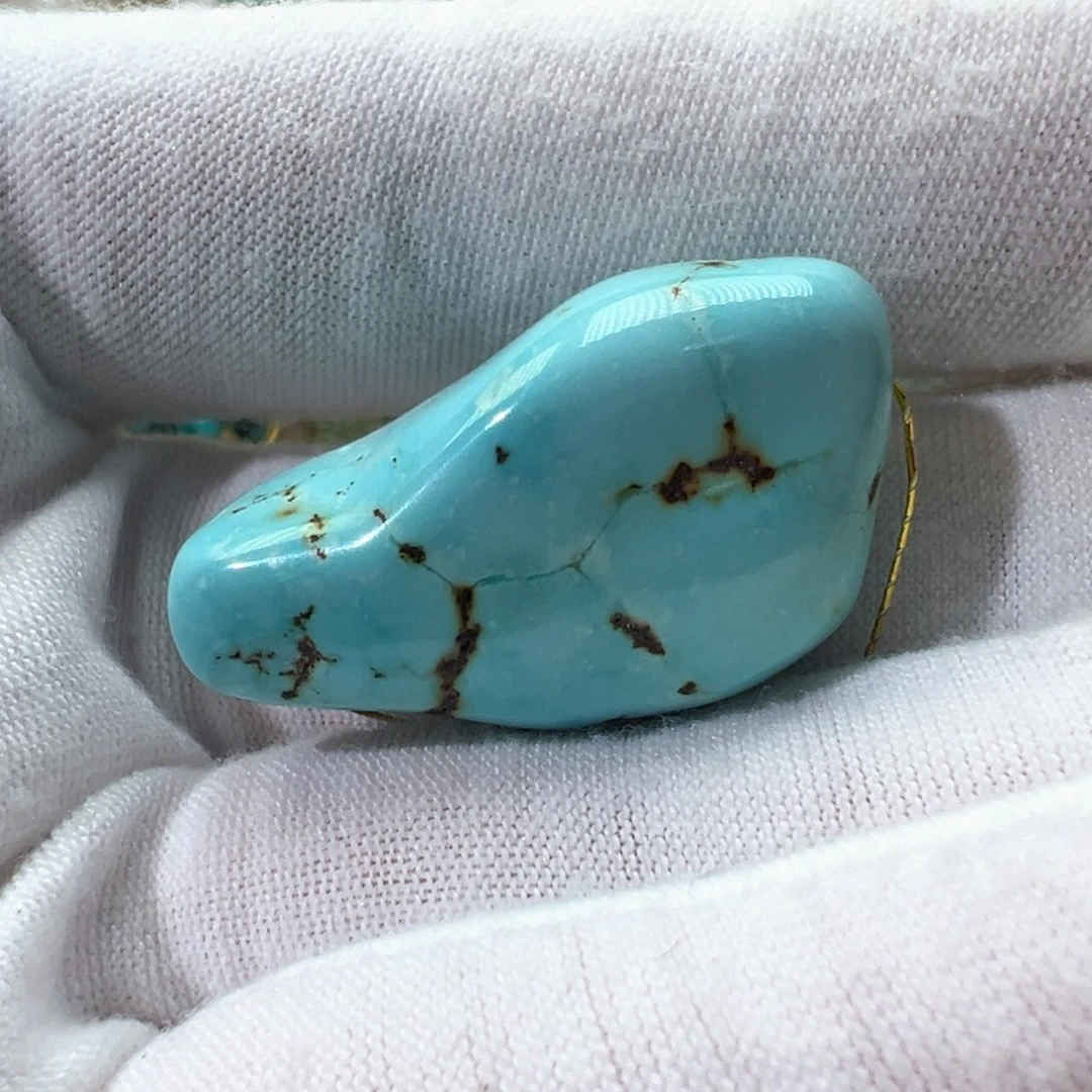 绿松石未镶嵌挂件