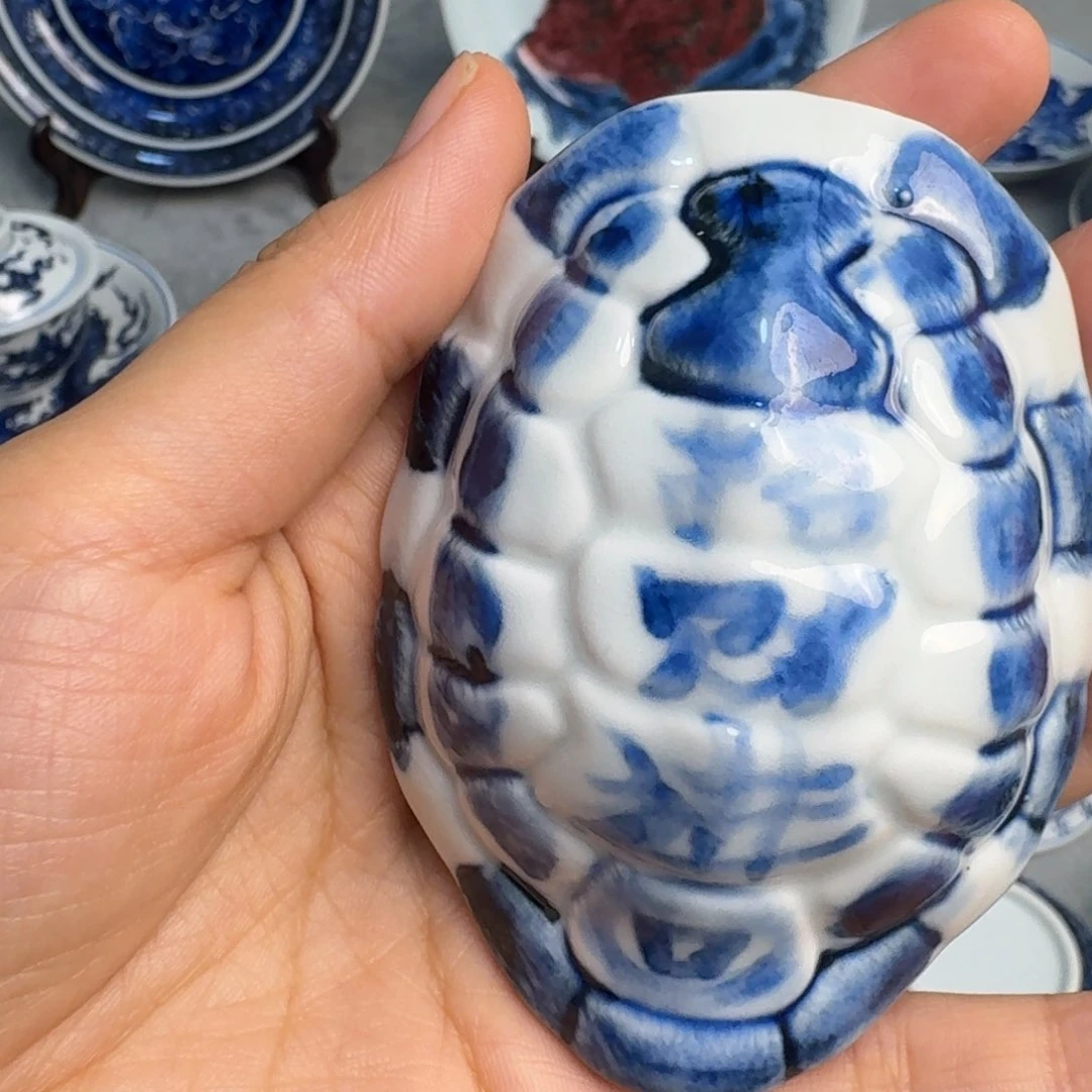 摆件g**g手工手绘景德镇陶瓷