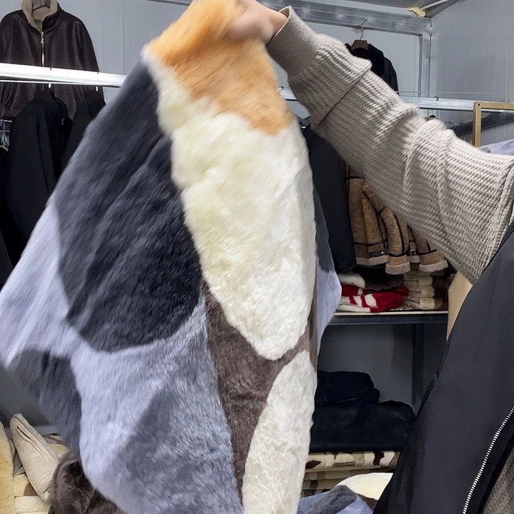 云***山羊羔毛羊皮制作过程