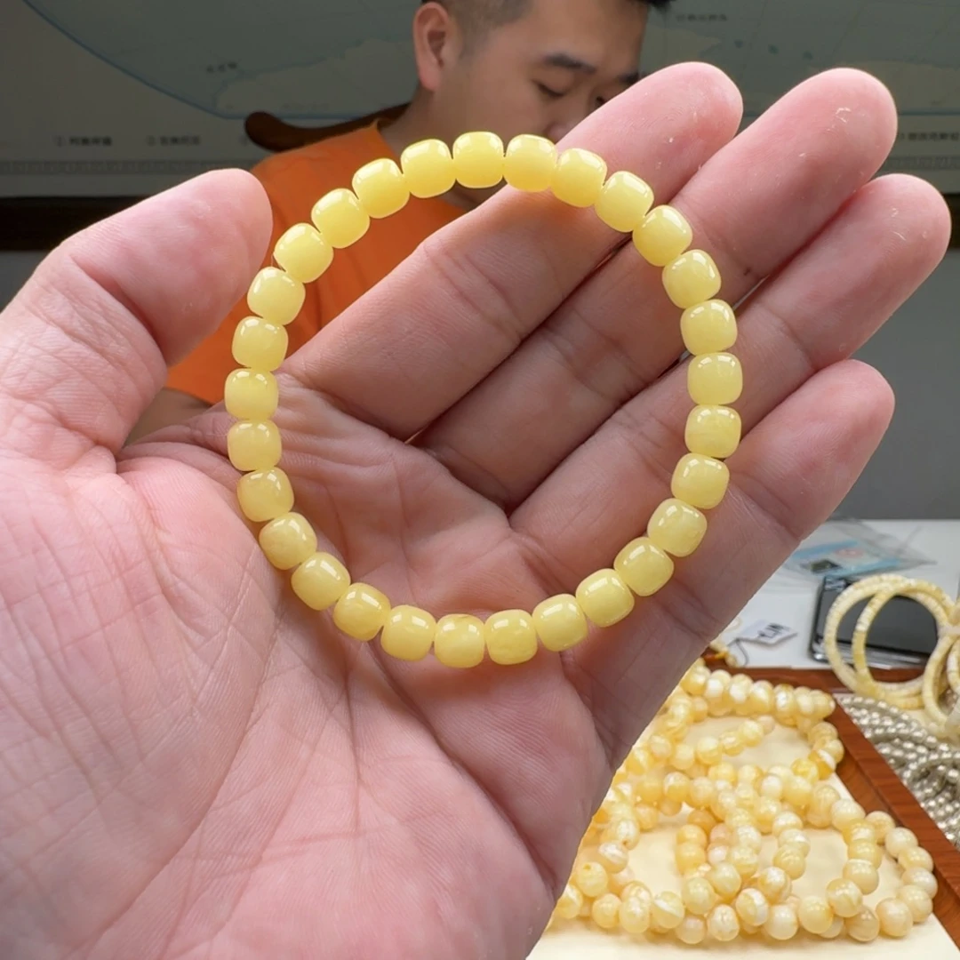手链琥珀未镶嵌蜜蜡手串