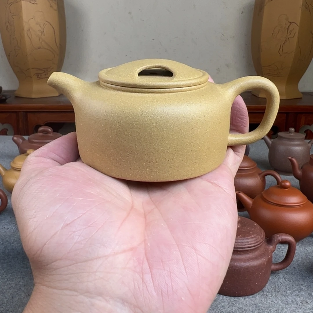 微瑕牛盖莲子 本山绿 半手工 120cc