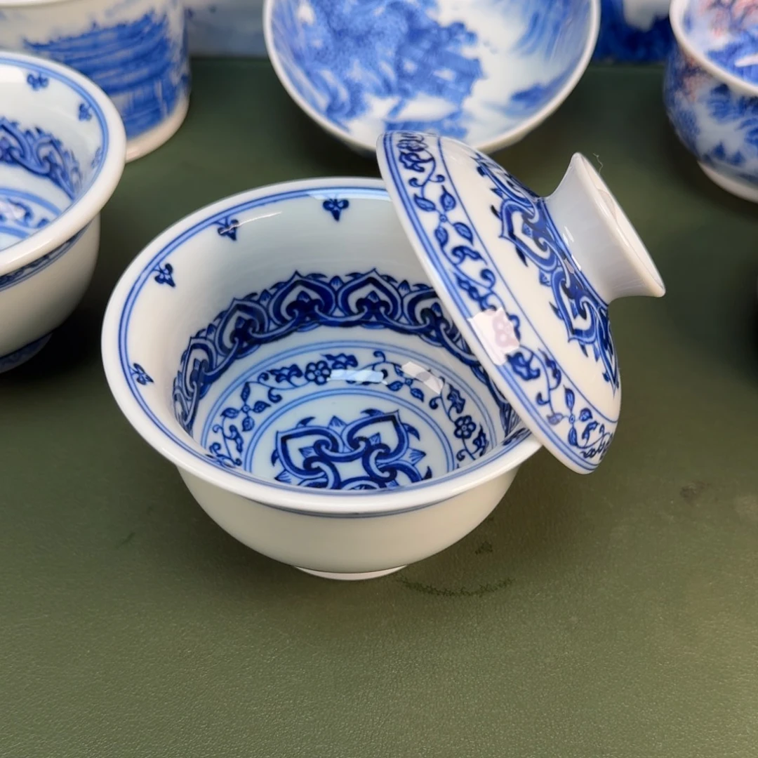 景德镇纯手绘茶圆圆227