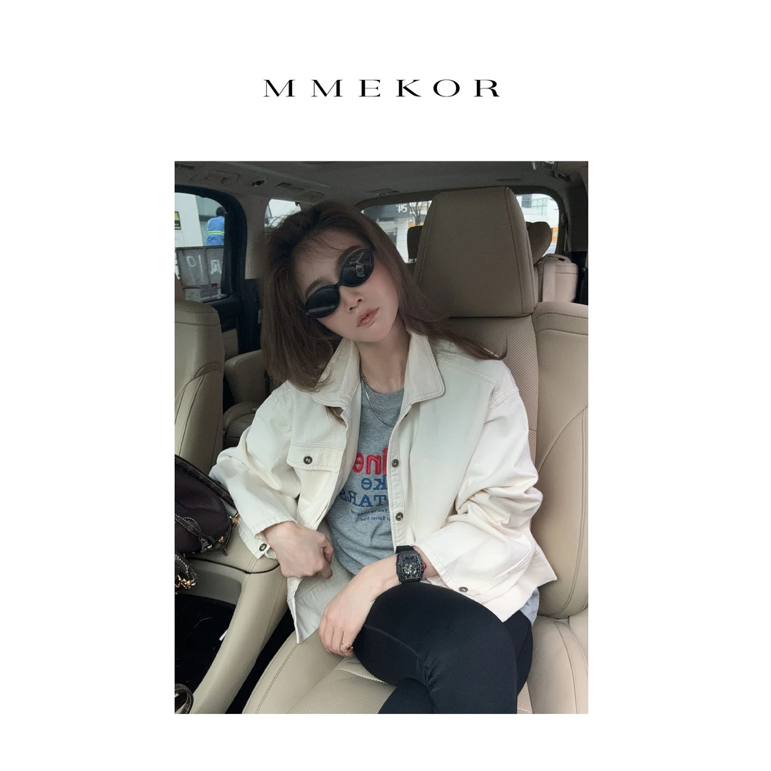 MMEKOR“卡洛琳”外套 2025新款秋款艺术先锋时尚上衣 30002