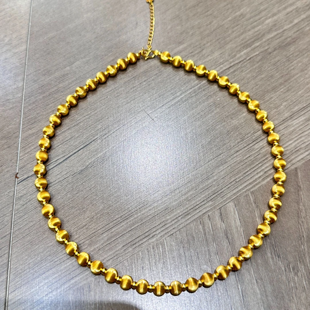 坠链均足银 【旺旺专属】猫眼切面圆珠手工diy链项