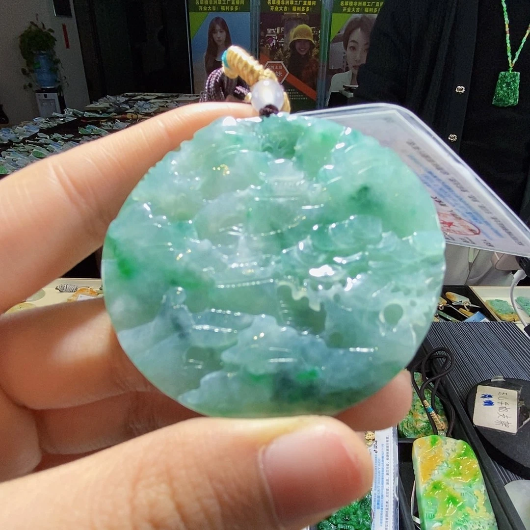 颈饰未镶嵌翡翠翡翠