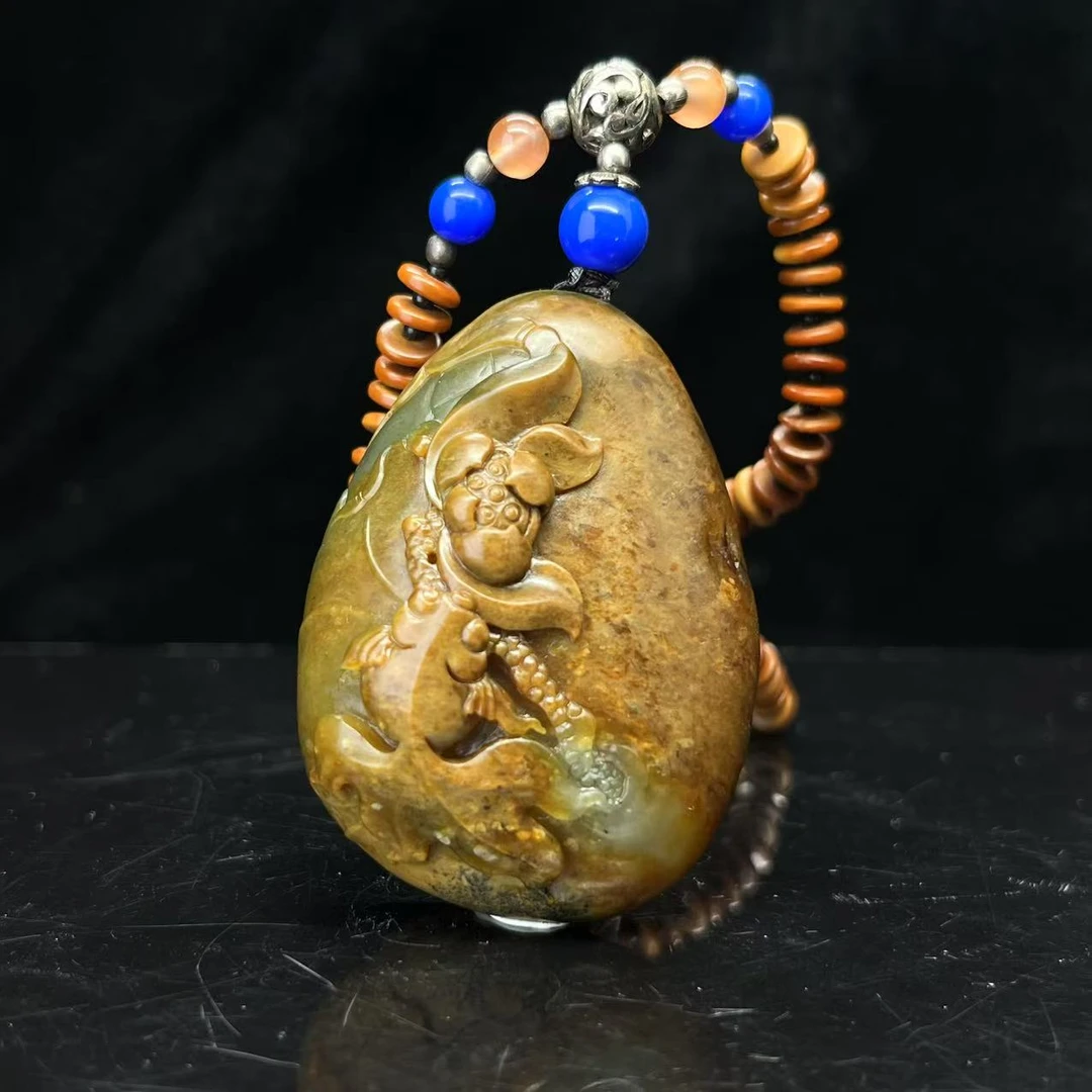 S247 和田玉把件 CH841501 D