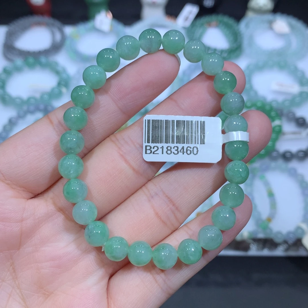 未镶嵌手串翡翠天然