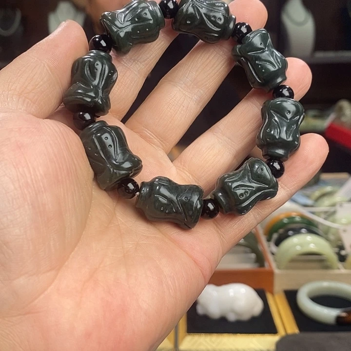 未镶嵌手串和田玉