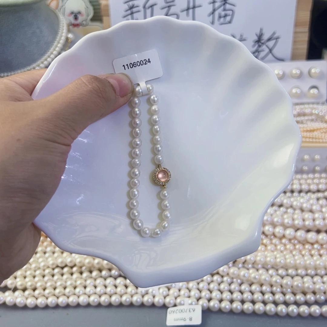 未镶嵌淡水珍珠手串项链耳饰吊坠