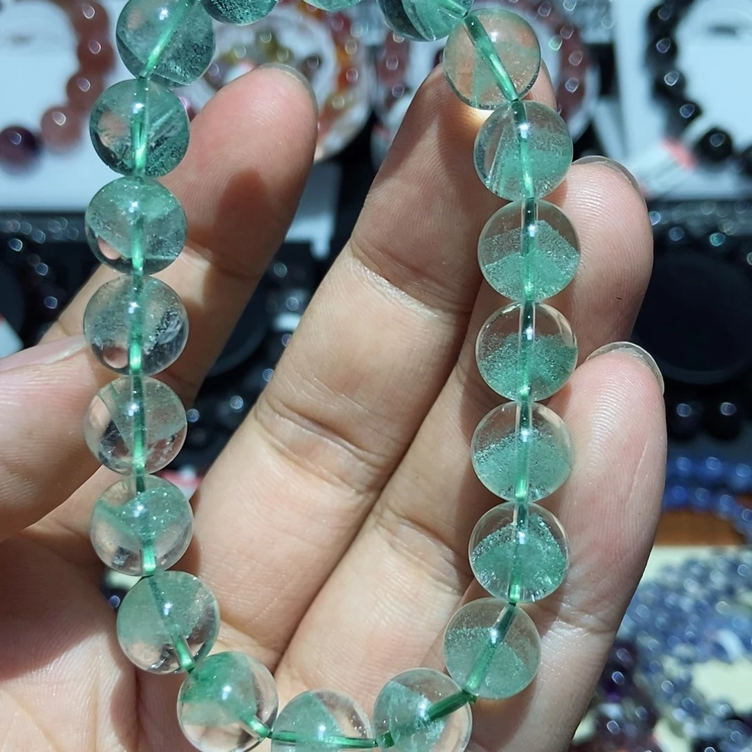 未镶嵌手串水晶翠幽灵10
