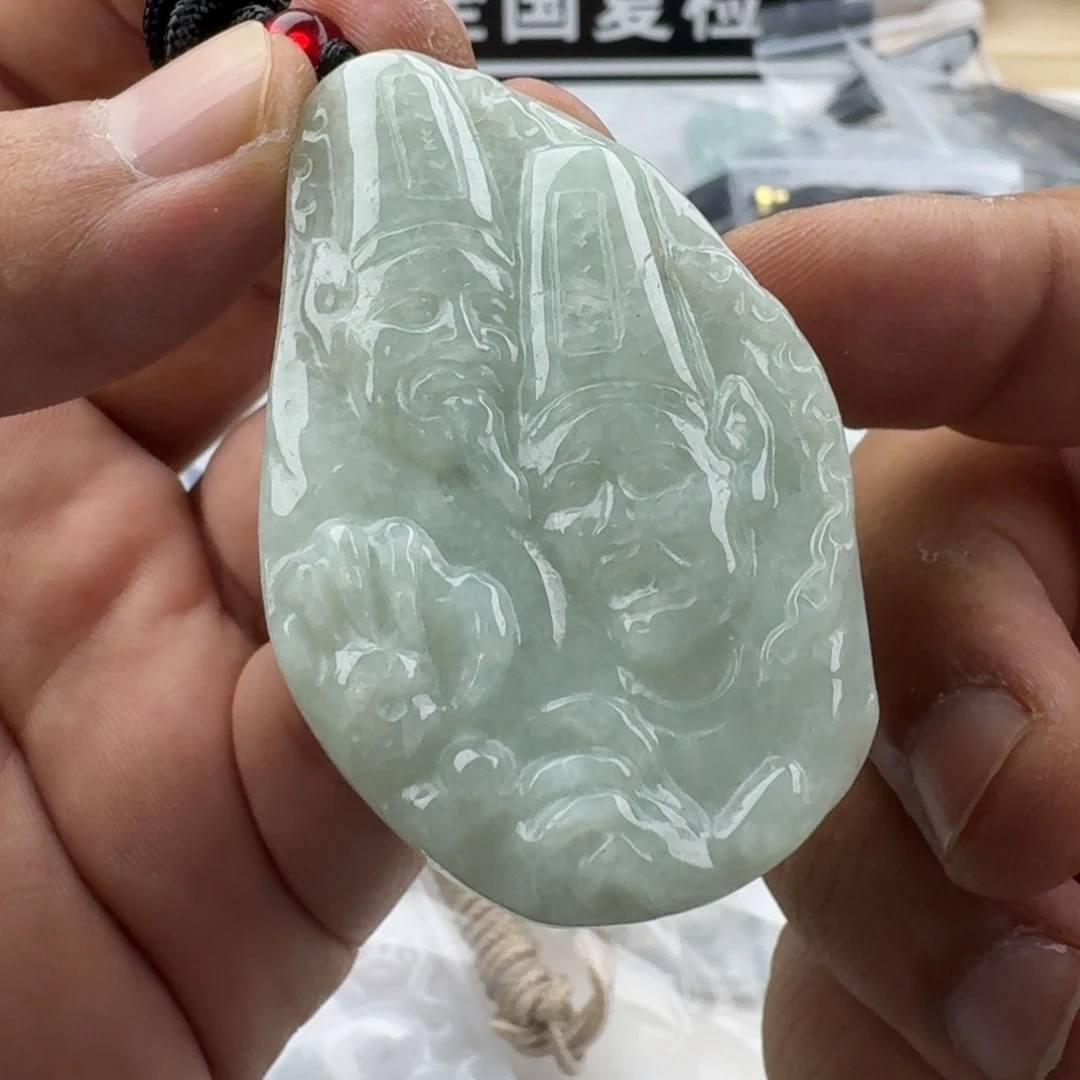 翡翠未镶嵌颈饰天然缅甸A货翡翠
